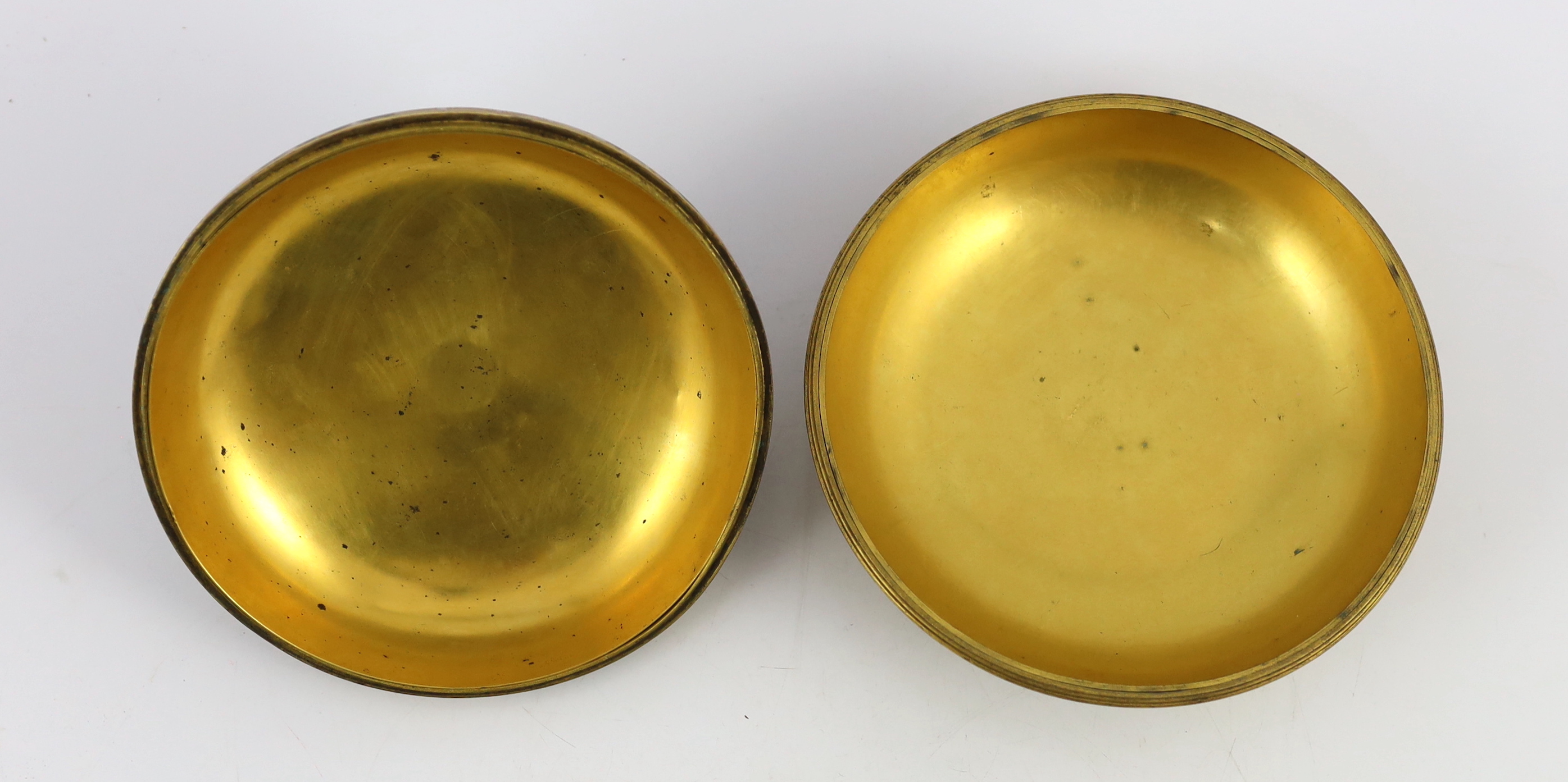 An unusual Elkington & Co. champlevé enamel chinoiserie dish and cover, c.1875, model no. 344